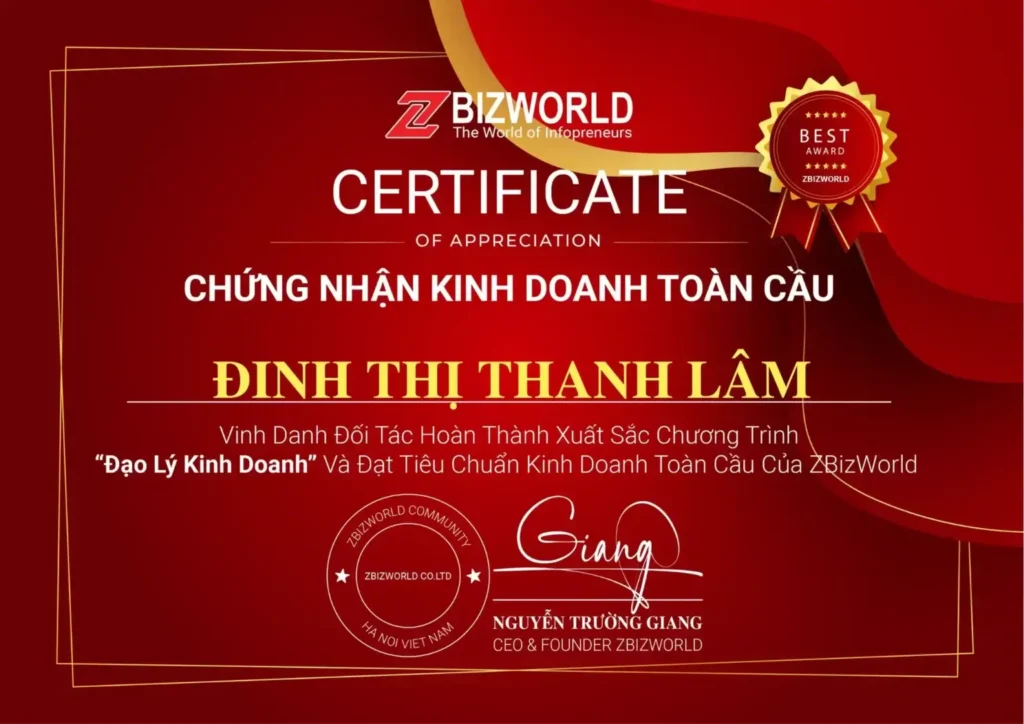 Đạo Lý Kinh Doanh